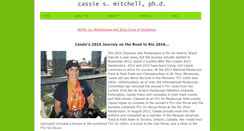 Desktop Screenshot of cassie-mitchell.com
